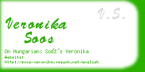 veronika soos business card